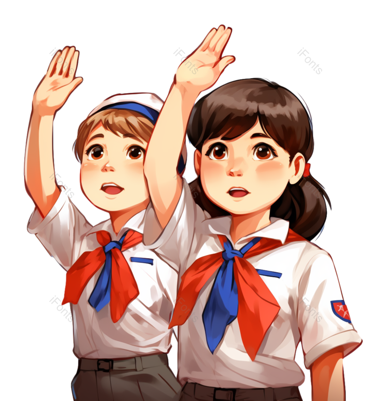 儿童节图片,夏天元素,学生PNG,小学生免抠素材
